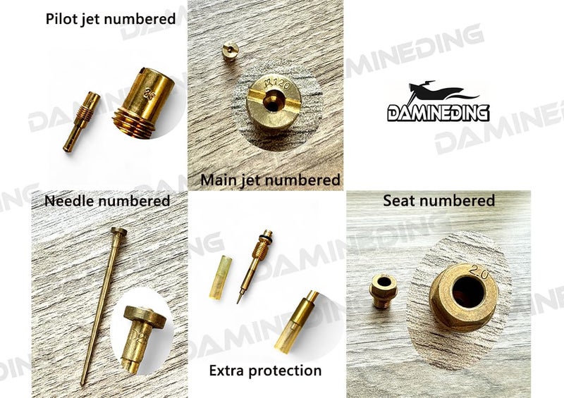 DAMINEDING Deluxe carburetor Rebuild kit fit for 78-79 CX500C CX500 Air Cut Off Valve Set - Image 4